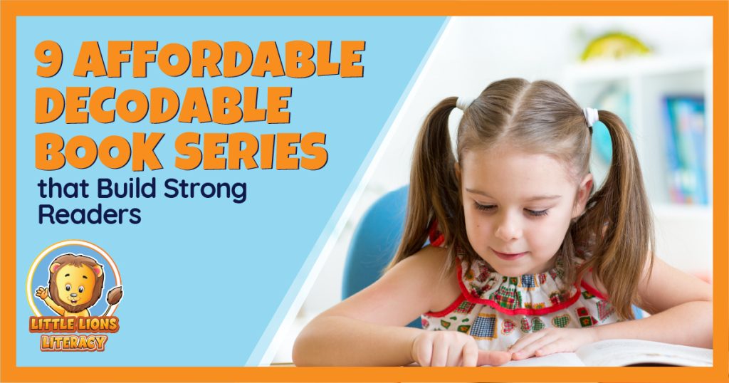 Girl Reading an affordable decodable book