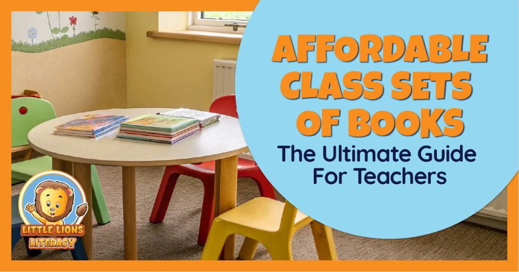classroom with affordable book sets for teachers