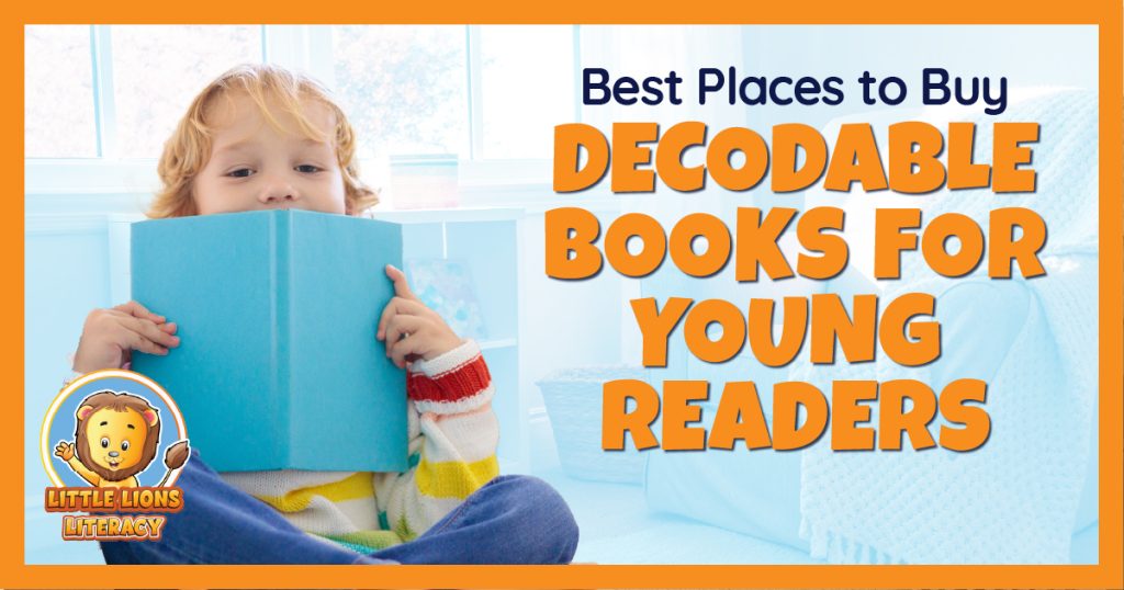 Young Reader with decodable book