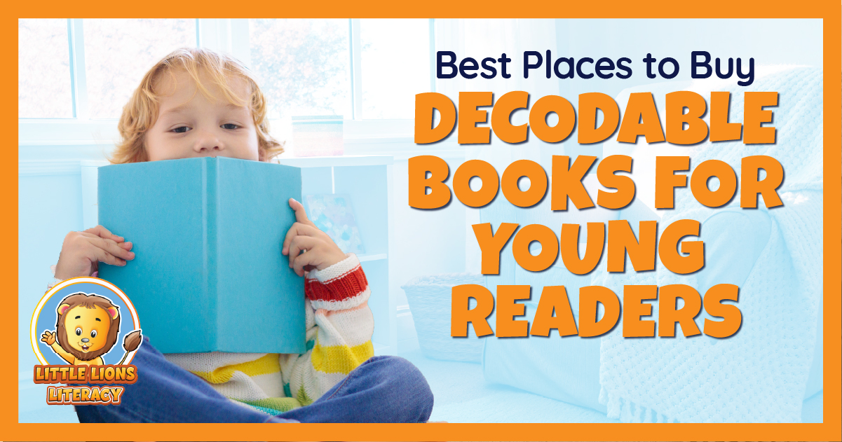 Young Reader with decodable book