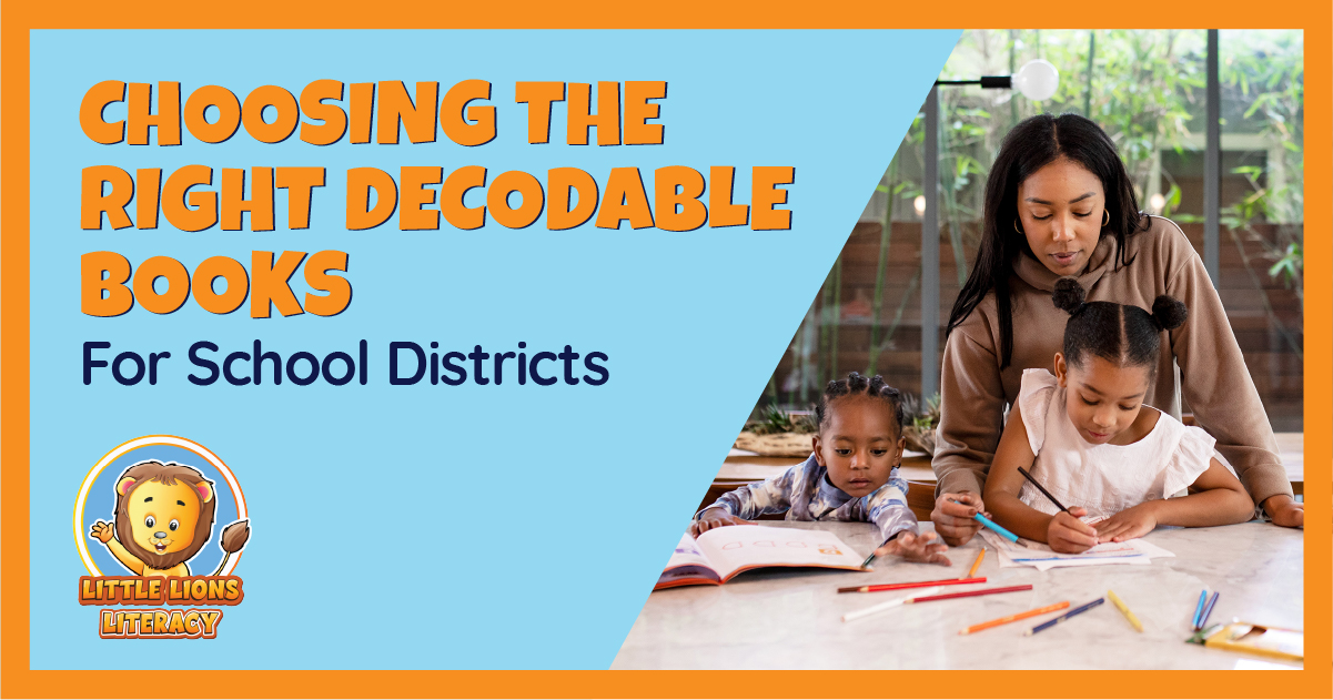 decodable books school district
