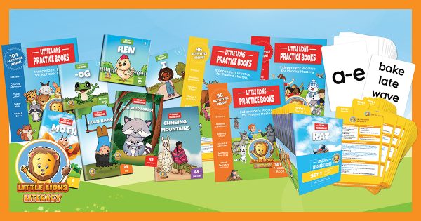 Educational literacy decodable books collection