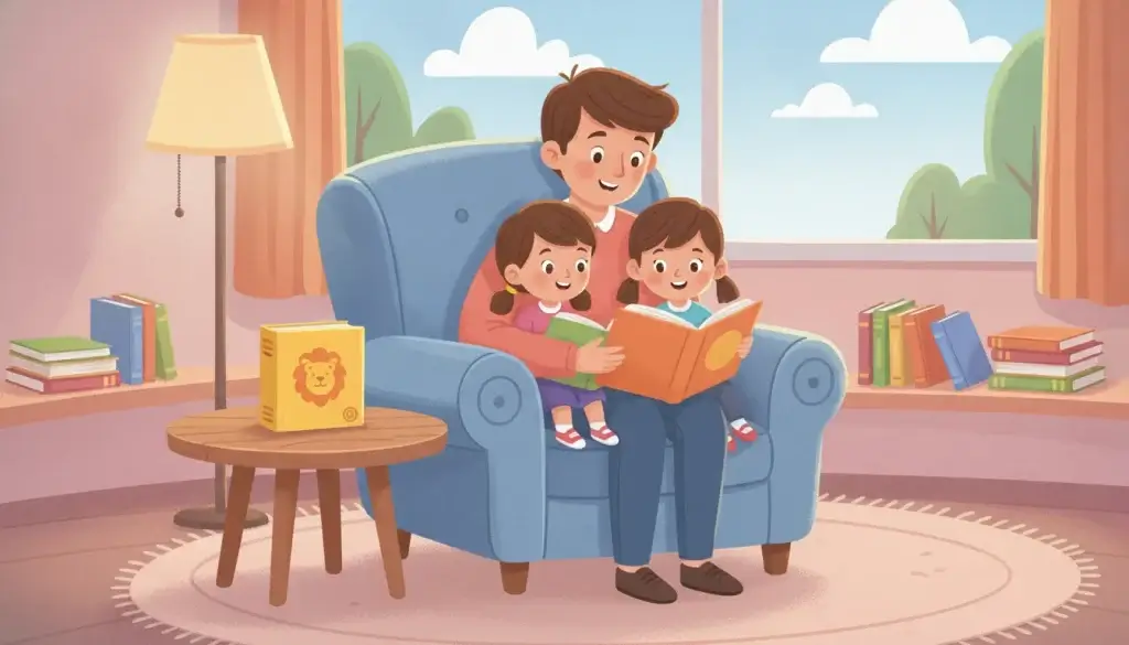 Teacher and child reading a decodable story together at a table
