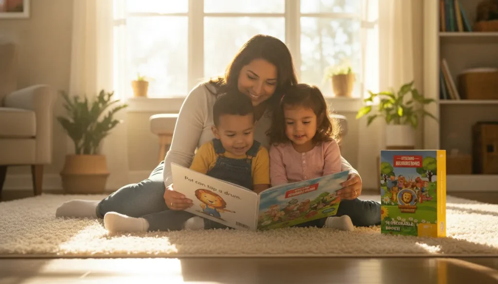 Child practicing phonics skills with an adult